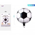 Balon din folie PartyGo Minge de fotbal, 45cm, alb / negru, FB1480