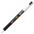 Marker UNI Posca PC-1MR, varf fin metalic, 0.7mm, set 8 culori metalizate