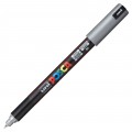 Marker UNI PC-1MR Posca 0.7 mm varf fin metalic, set 8 culori metalizat