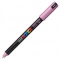 Marker UNI PC-1MR Posca 0.7 mm varf fin metalic, set 8 culori metalizat