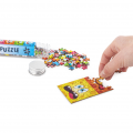 Joc mini puzzle Little Monster in tub cu capac, Trendhaus CH28888, 150 piese, +7ani, 5x30cm