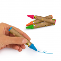 Creioane cerate Trendhaus Jumbo CH28910, 6 culori, blister carton