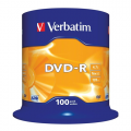 DVD-R Verbatim 43549, 4.7GB / 120min, 16x, set 100 buc