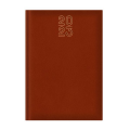 Agenda A5 datata Artibest EJ-1114, 336 pagini ivory, coperta buretata maro roscat