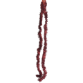 Ornament beteala pentru pom, 1.75m simpla subtire, rosu