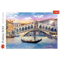 Puzzle carton 500 piese Trefl Podul Rialto, Venetia, 37398, 10+ ani