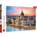 Puzzle carton 500 piese Trefl Budapesta, 37395, 10+ ani