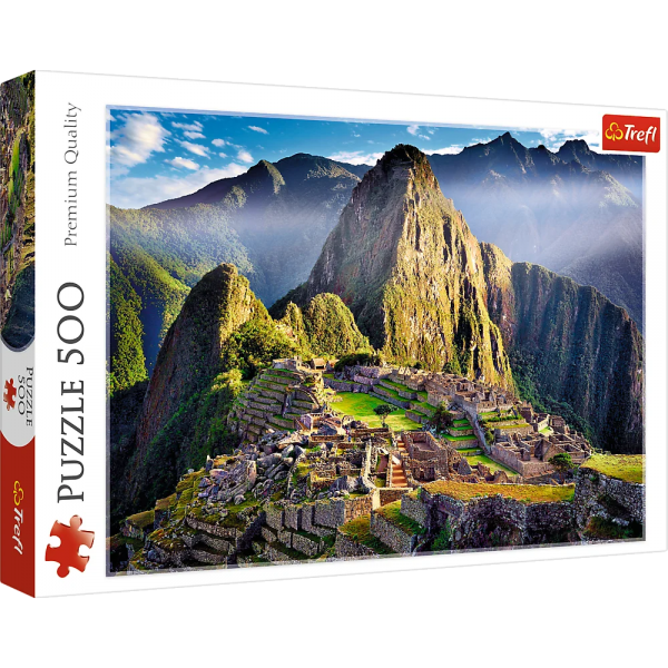 Puzzle carton 500 piese Trefl Machu Picchu, 37260, 10+ ani