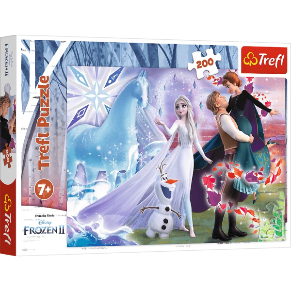 Puzzle carton 200 piese Trefl Frozen, 13265, 7+ ani