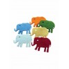 6 bucati figurine fetru in forma elefant Colorarte