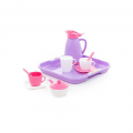 Jucarie set servire cafea WADER, contine 11 piese, 17Lx16lx17h, 40589