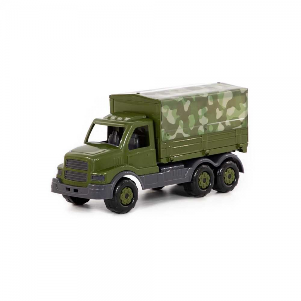 Camion militar cu prelata MegaCreative 49193, 45cm, plastic, multicolor, 3+ ani