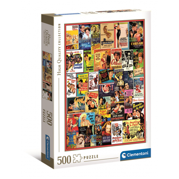 Puzzle carton 500 piese Clementoni Classic Romance, 35097, 10+ ani
