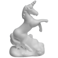 Accesorii creatie - polistiren HD - unicorn, alb, 12x18x7cm, Colorarte