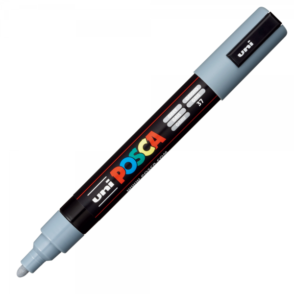 Marker UNI Posca PC-5M, varf rotund, 1.8-2.5mm, diverse culori