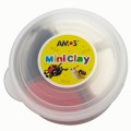 Plastilina Amos iClay AM-27, 30g, diverse modele, cutie 4 culori