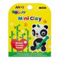 Plastilina Amos iClay AM-27, 30g, diverse modele, cutie 4 culori
 Culoare-Panda AM-27