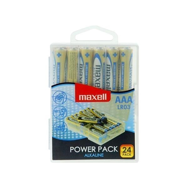 Maxell : Baterie Maxell Alkalina LR03/AAA 24 bucati/Pack PVC