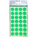 Abtibilduri - calificativ Rau, 28 buc/coala, 10 coli, 280 buc, 20mm, 28/A6, set 10 coli, Colorarte