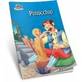 Carte de colorat A5, Cu poveste - Pinocchio, Unicart