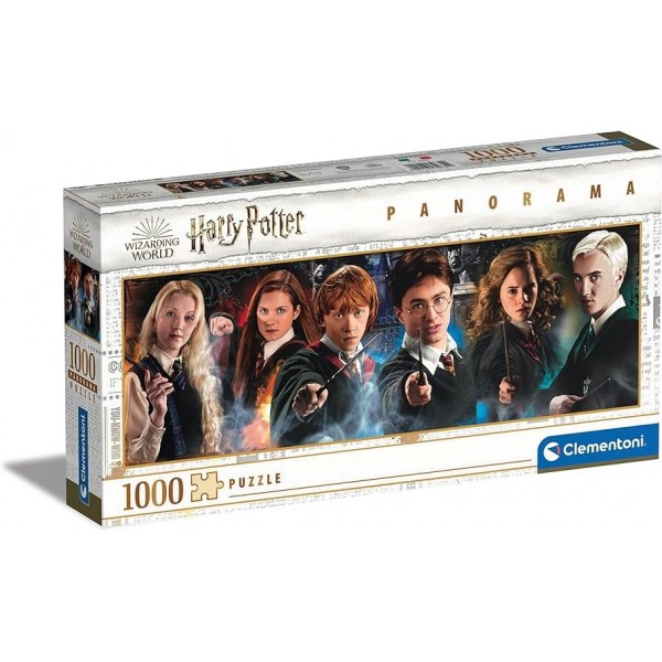 Puzzle carton 1000 piese Clementoni Harry Potter - Panorama, 39639, 14+ ani