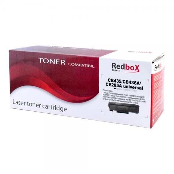 Toner Redbox compatibil HP, CB435A / CB436A / CE285A / Universal, 2K, Black