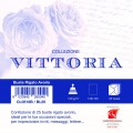 Plic color pentru invitatie Colorarte Vittoria, ivory, 120g/mp, 145x145mm, set 25 buc