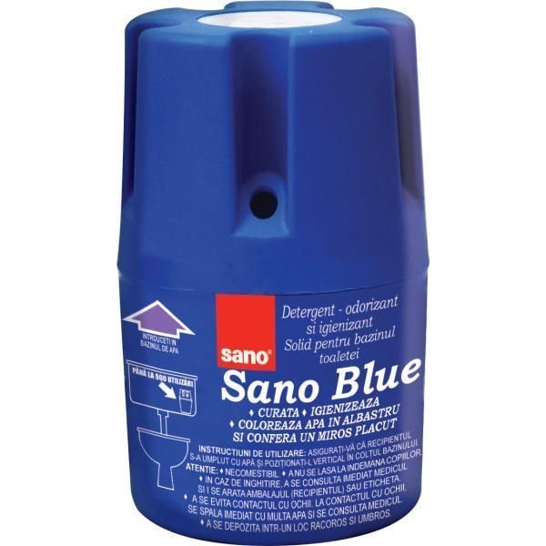 Odorizant WC Sano solid bazin 150g bluex12