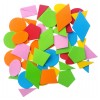 Sticker buretat Colorarte in forma Forme geometrice copii - 8g