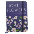 Jurnal A7, 160 pag. CNX, Light Flowers, elastic, 3781-38L