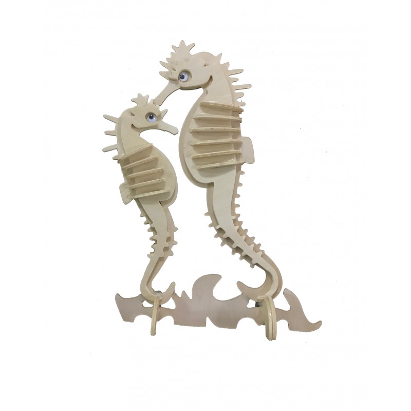 Puzzle lemn Amos sub forma calut mare Puzzle lemn Amos sub forma calut mare
